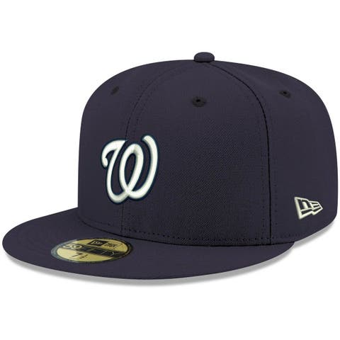 Washington Nationals New Era Primary Logo Basic 59FIFTY Fitted Hat - Black