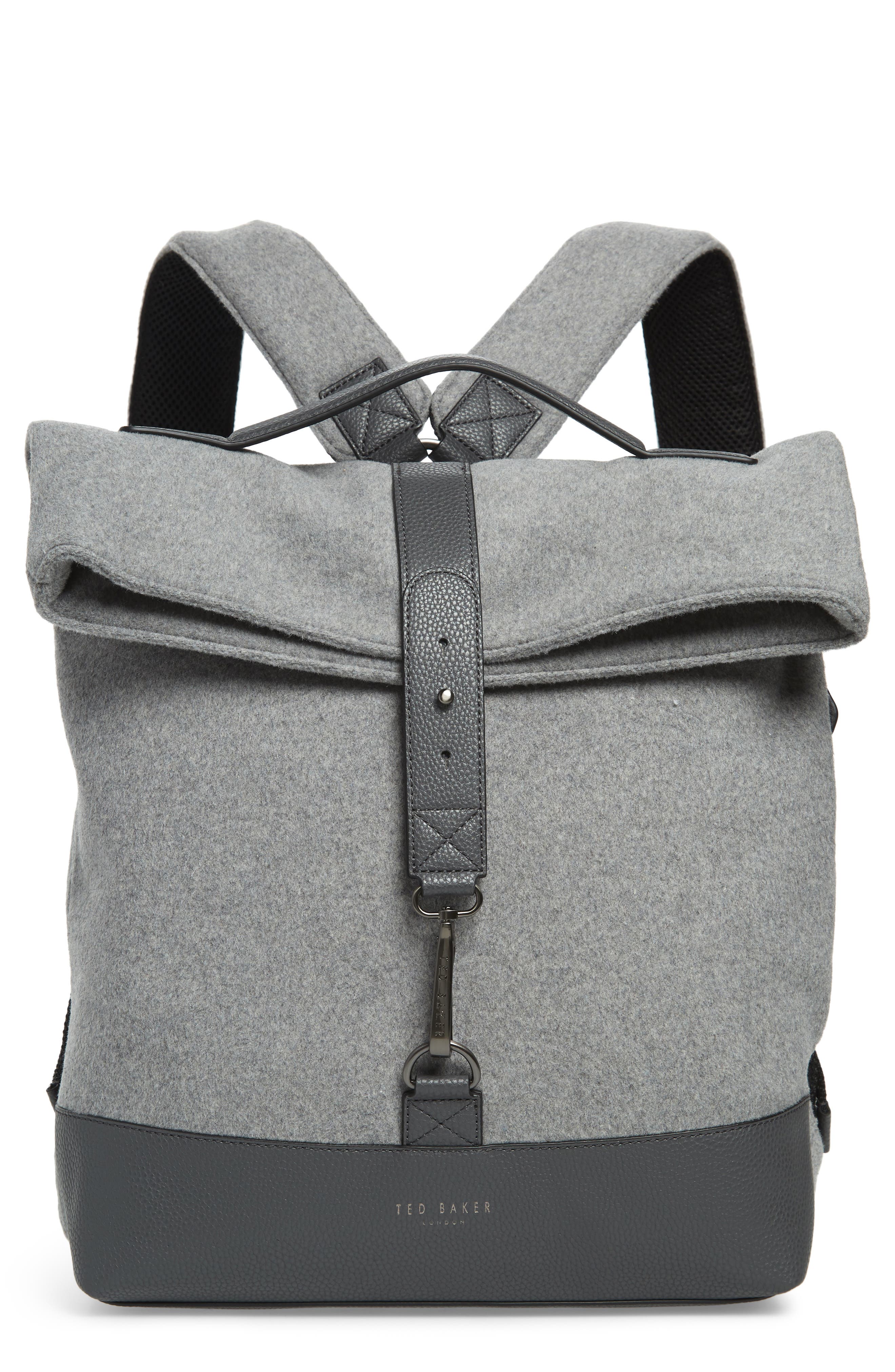 ted baker silver backpack