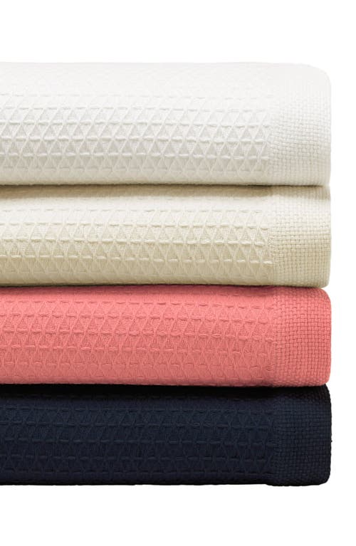 Nautica 'baird' Cotton Blanket In Navy