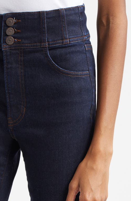 Shop Veronica Beard Carson High Waist Ankle Flare Jeans In Indigo Rinse