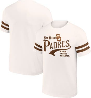 Men's Darius Rucker Collection by Fanatics Cream San Diego Padres Yarn Dye Vintage T-Shirt Size: Small