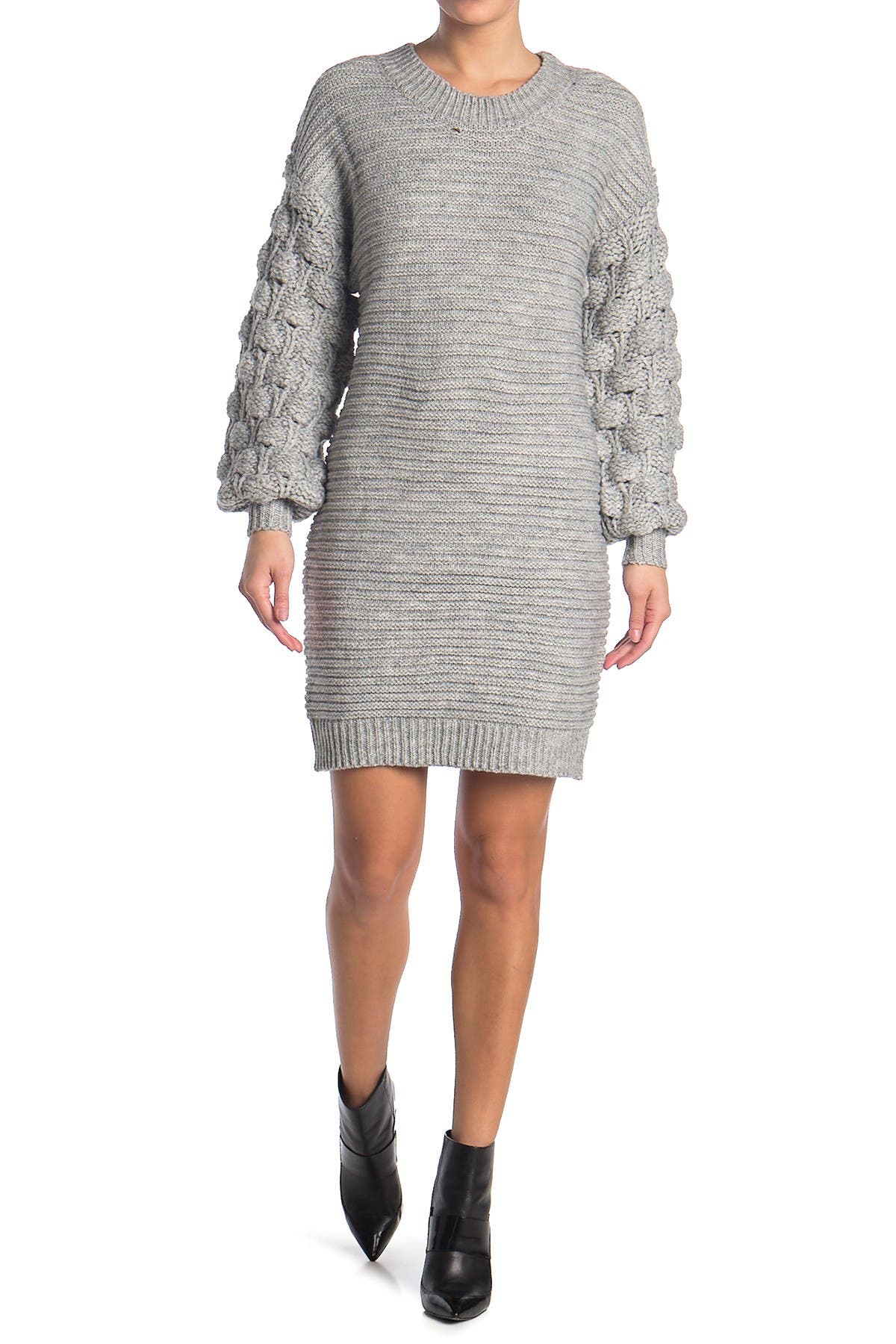 balloon sweater dress