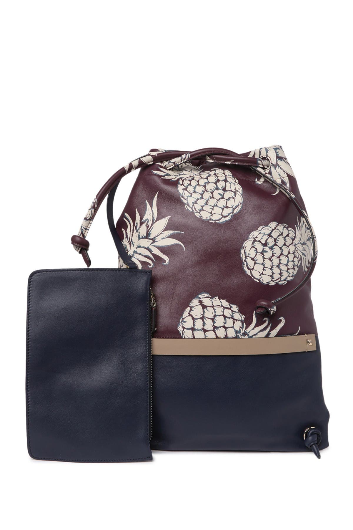pineapple leather backpack