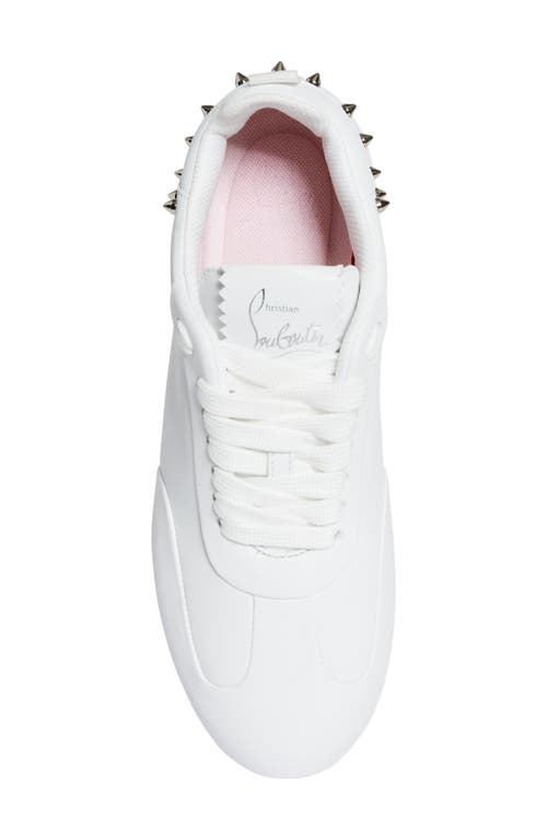 Shop Christian Louboutin Eleonora Sneaker In White