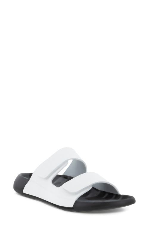 UPC 194890627680 product image for ECCO Cozmo Slide Sandal in Bright White at Nordstrom, Size 8-8.5Us | upcitemdb.com