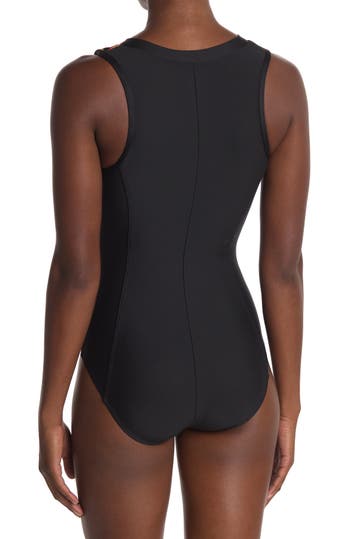 Next Tropic Vibe One Piece Zip Swimsuit Hautelook