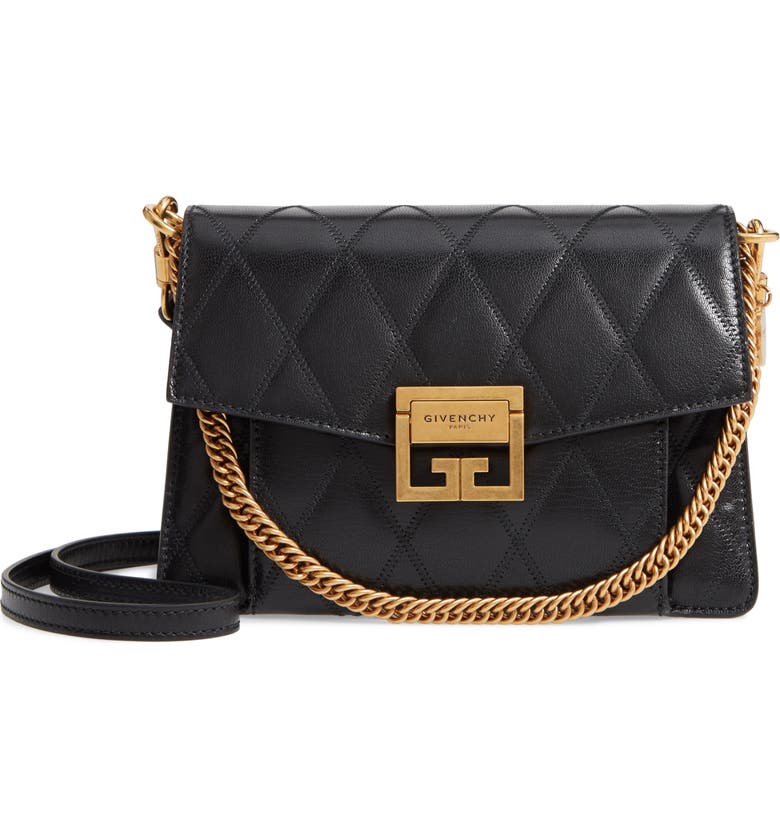 Givenchy Small GV3 Diamond Quilted Leather Crossbody Bag | Nordstrom