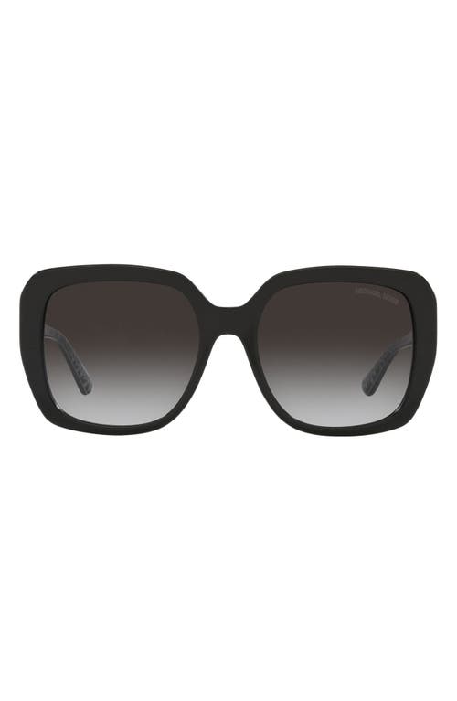 Michael Kors 55mm Square Sunglasses in Black at Nordstrom