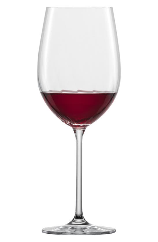 Schott Zwiesel Prizma Set Of 6 Bordeaux Wine Glasses In Clear