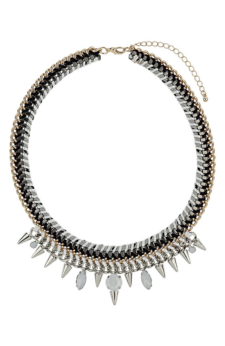 Topshop 'Cord & Stone' Collar Necklace | Nordstrom