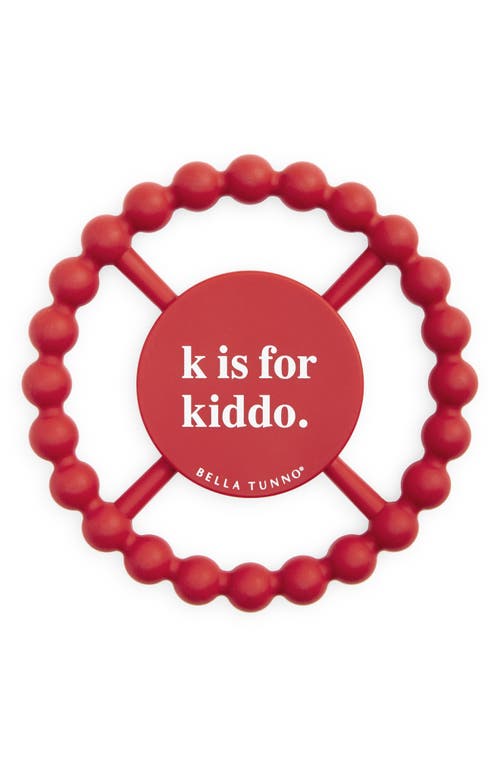 Bella Tunno K For Kiddo Teether in Red at Nordstrom