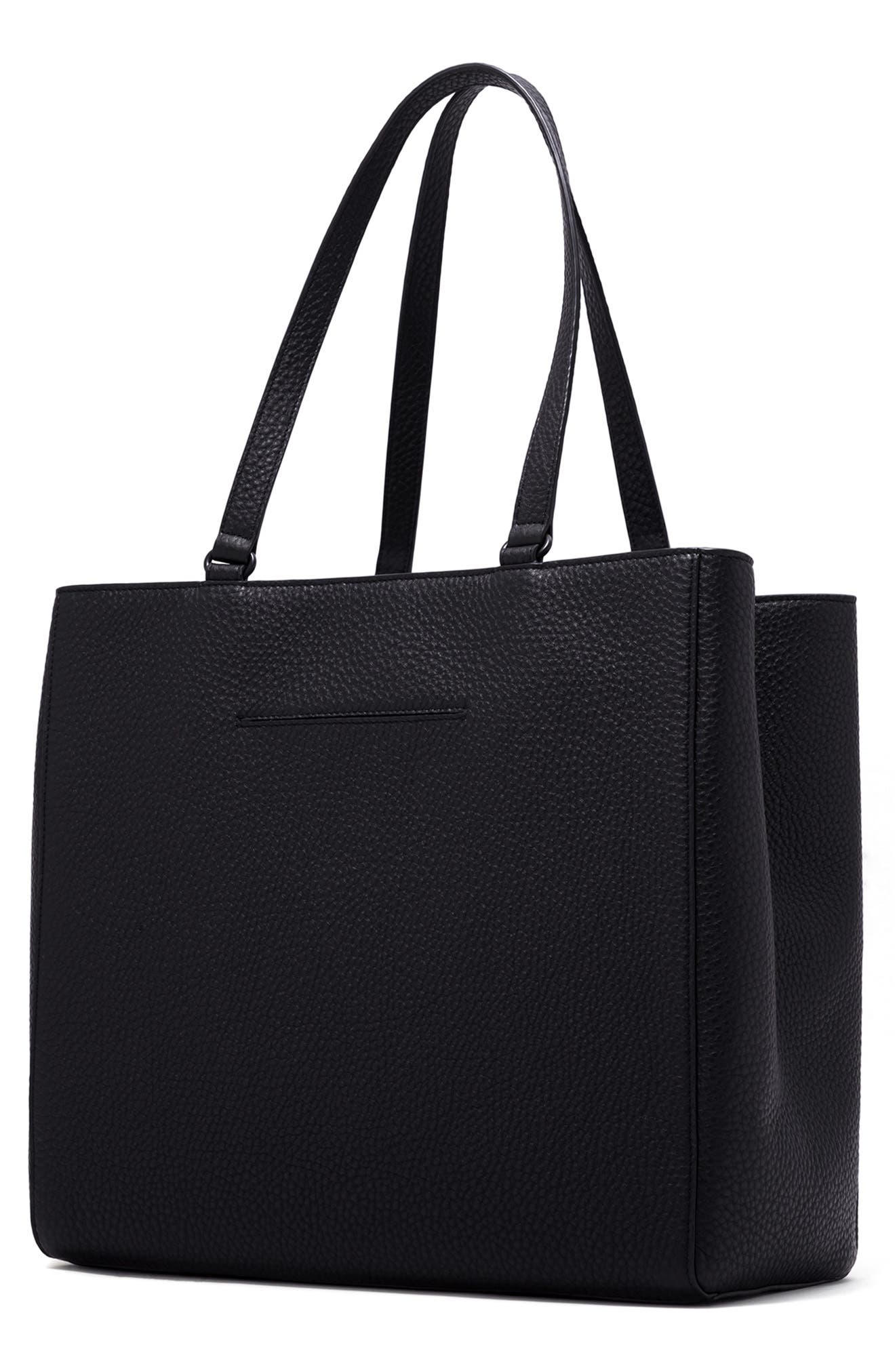 Dagne Dover Large Allyn Leather Tote, Alternate, color, 