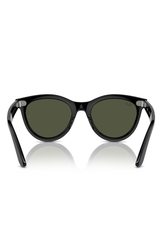 Shop Ray Ban Wayfarer Way 54mm Oval Sunglasses In Black