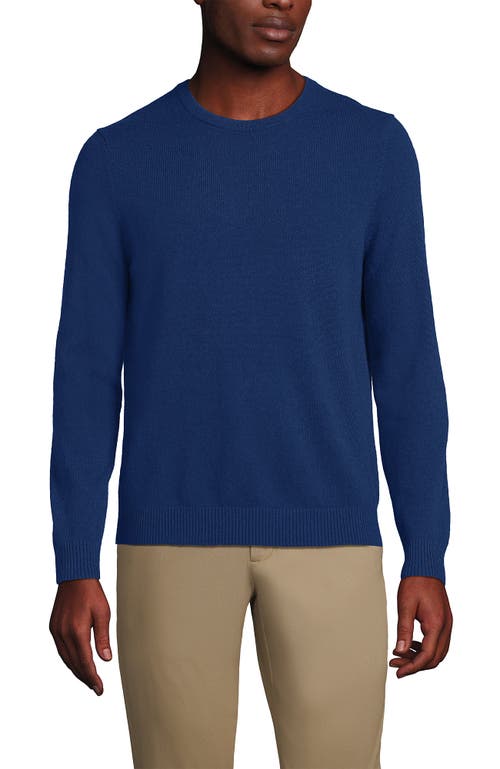 LANDS' END LANDS' END FINE GAUGE CASHMERE SWEATER 