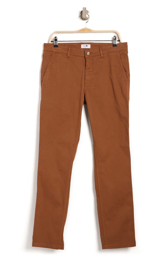 Nn07 Marco 1400 Slim Fit Chinos In Light Canela Brown