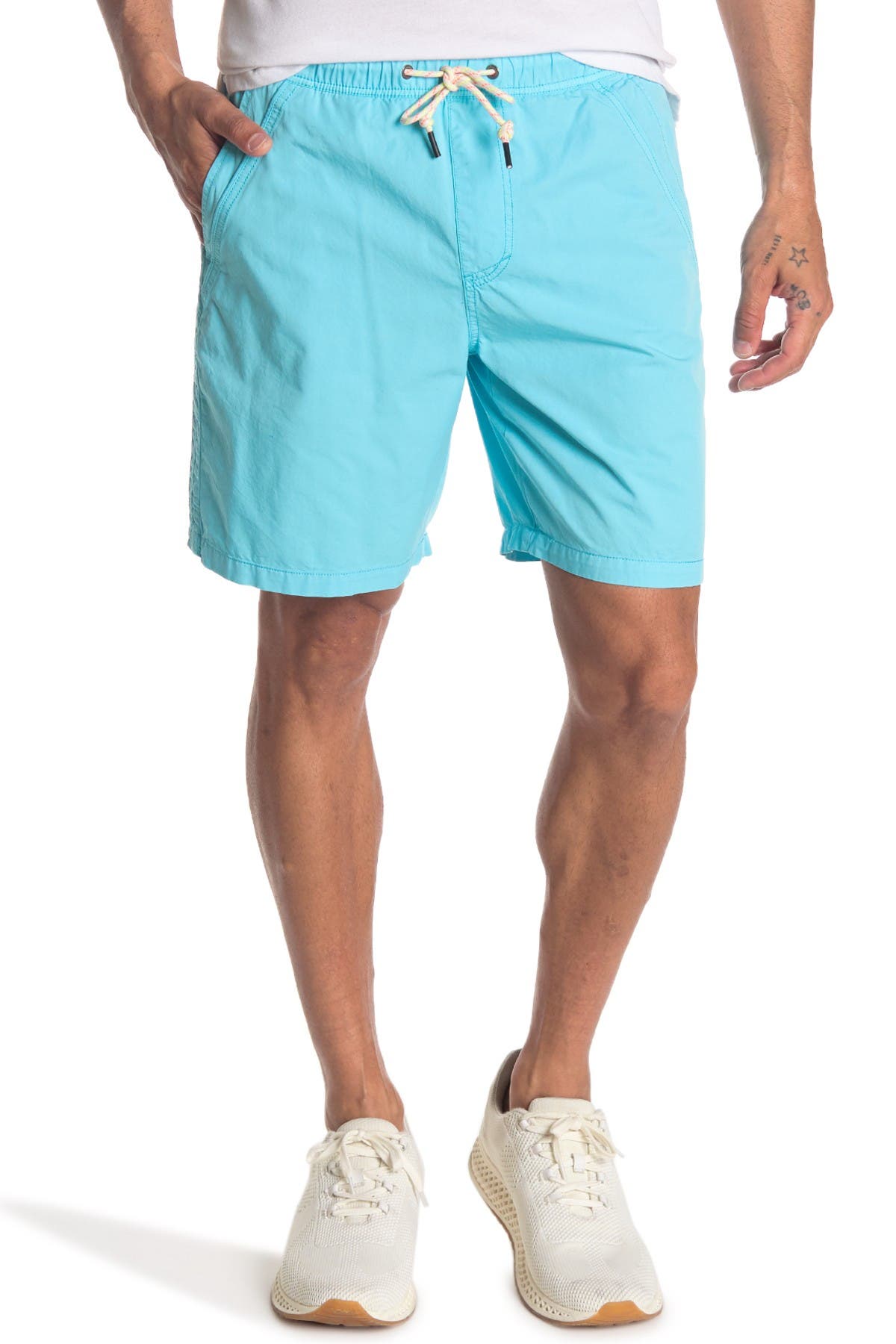 Union Denim Sun-sational Pull-on Woven Shorts In Light/pastel Blue9