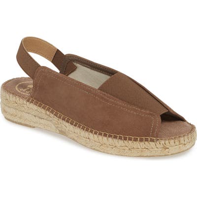 Toni Pons Esmy Slingback Wedge Sandal, Beige