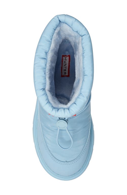 Hunter Kids' Cozy Insulated Waterproof Winter Boot In Light Blue Frost/blue Frost