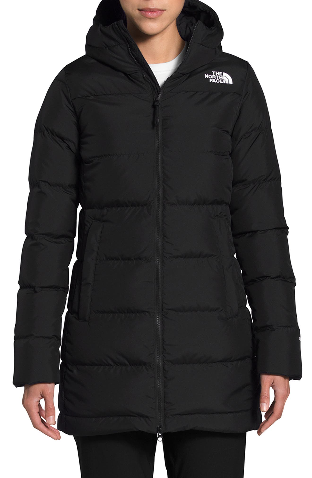 womens black north face winter coat