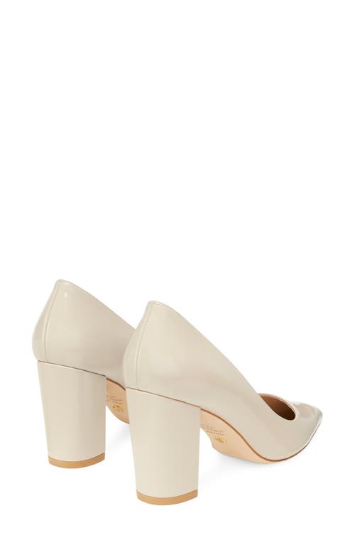 Shop Stuart Weitzman Stuart 85 Block Heel Pump In Dune