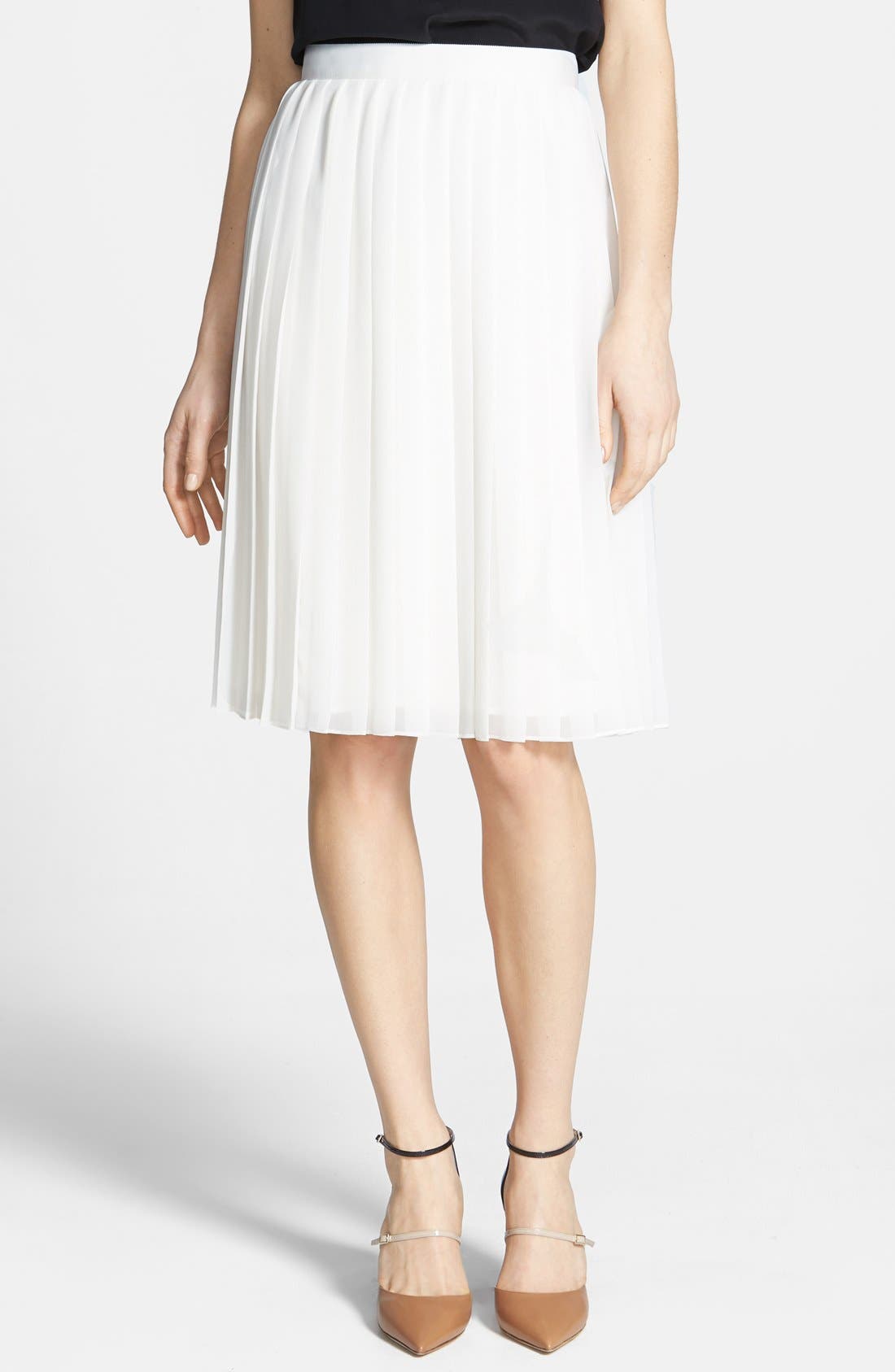 Chelsea28 Pleat Chiffon Skirt Nordstrom
