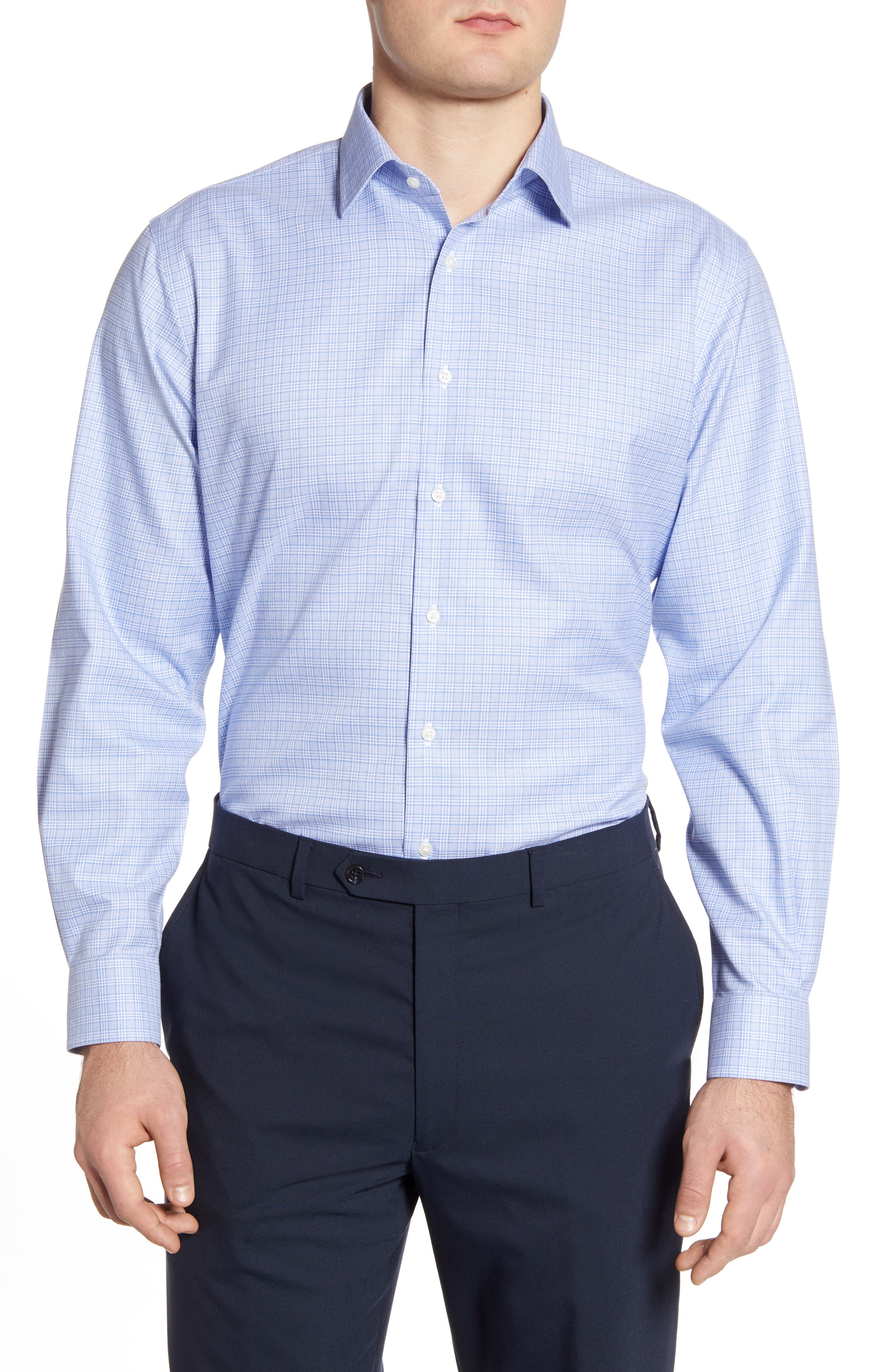 Nordstrom Men's Shop Traditional Fit NonIron Dot Dress Shirt Nordstrom