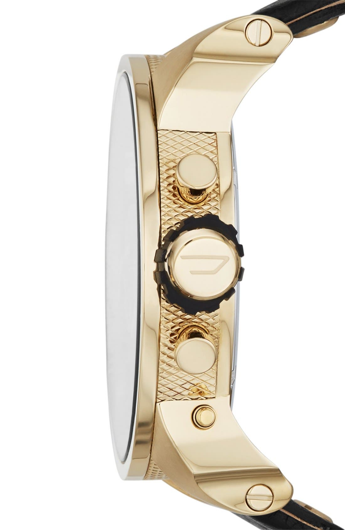 DIESEL<SUP>®</SUP>,
                                        'Mr. Daddy' Leather Strap Watch, 58mm,
                                        Alternate thumbnail 18, color,
                                        005