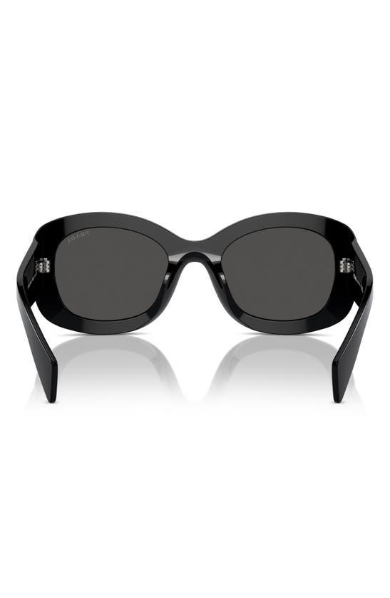 Prada 54mm Oval In Black