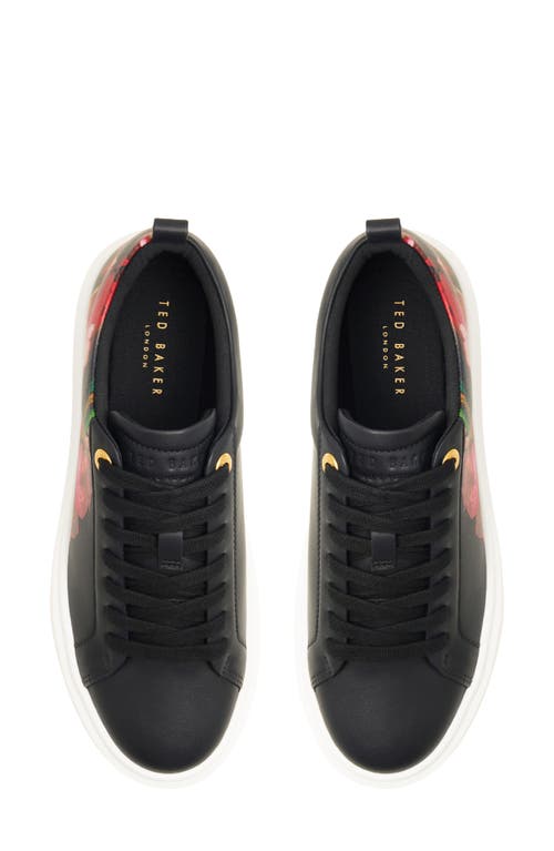 Shop Ted Baker London Avery Platform Sneaker In Black Multi