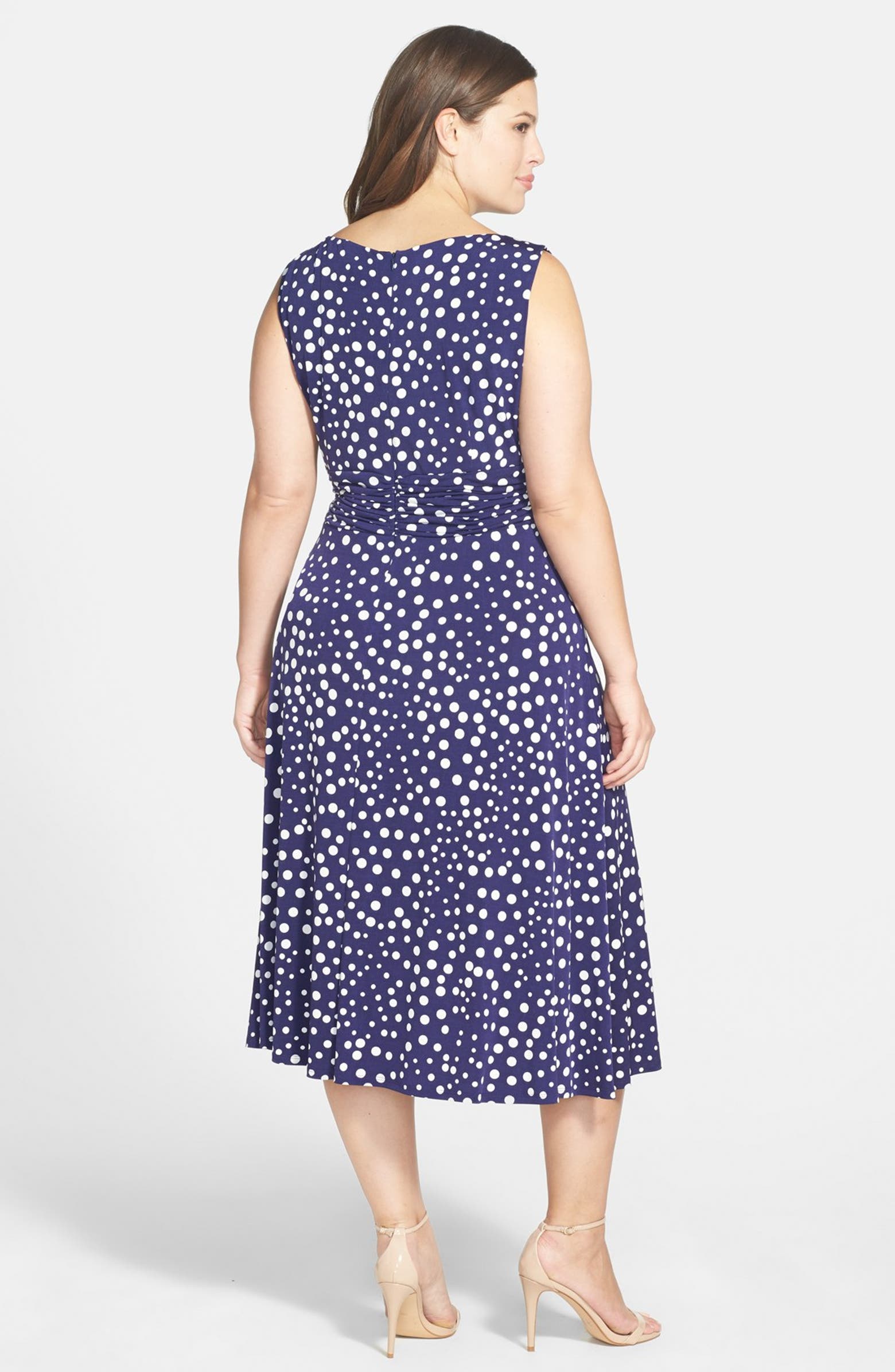 Jessica Howard Ruched Waist Dress (Plus Size) | Nordstrom