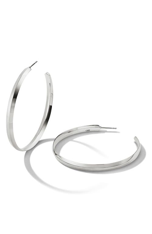 The Ultimate Defiant Hoop Earrings in Silver