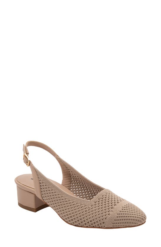 Shop David Tate Glenna Slingback Sandal In Taupe