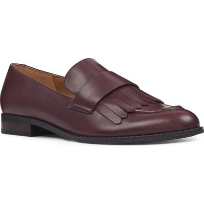 Nine West Owyn Kiltie Loafer- Burgundy