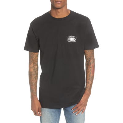 Vans Front Lighted Logo T-Shirt, Black