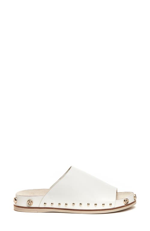 Shop Kelsi Dagger Brooklyn Squish Slide Sandal In Bright White Leather