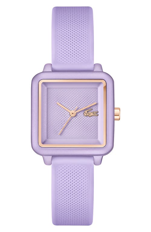 Lacoste Flow Silicone Strap Watch, 26mm in Lavender 