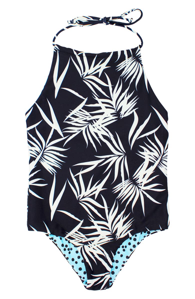 Feather 4 Arrow Kids Riviera Reversible Halter Neck One Piece Swimsuit Nordstrom Feather 4 Arrow Kids Riviera Reversible Halter Neck One Piece Swimsuit Nordstrom