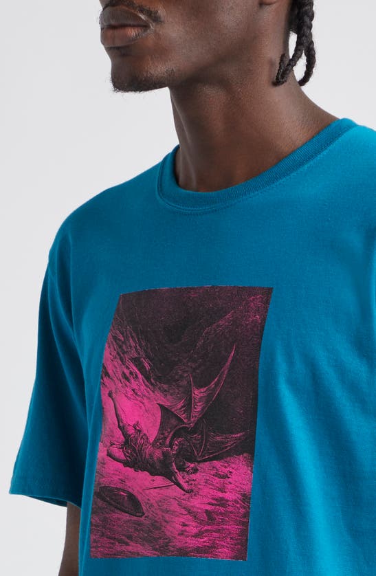 Noah Get Back Up Graphic T-shirt In Teal