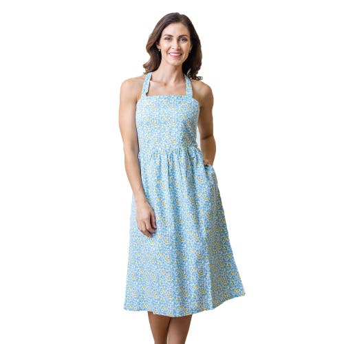 Hope & Henry Womens' Halter Dress In Multi Summer Floral