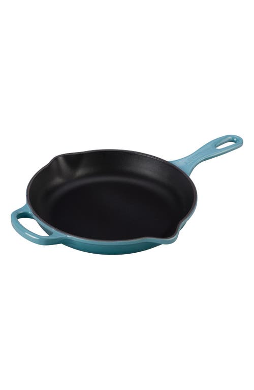 Le Creuset Signature 9-Inch Enamel Cast Iron Skillet in Caribbean at Nordstrom