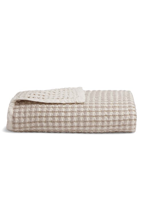 Parachute Waffle Cotton Throw Blanket in Putty at Nordstrom