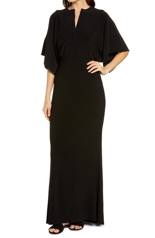 Norma Kamali Obie Cover-Up Gown Black at Nordstrom,