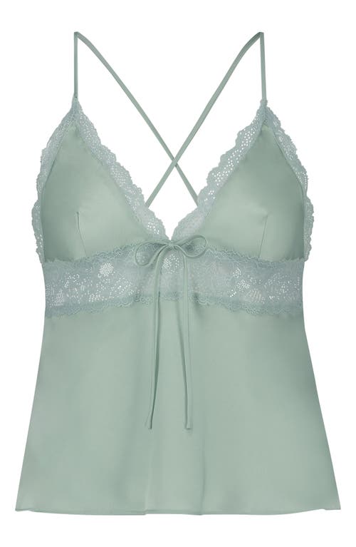 Shop Hunkemoller Hunkemöller Marcela Satin Camisole In Surf Spray