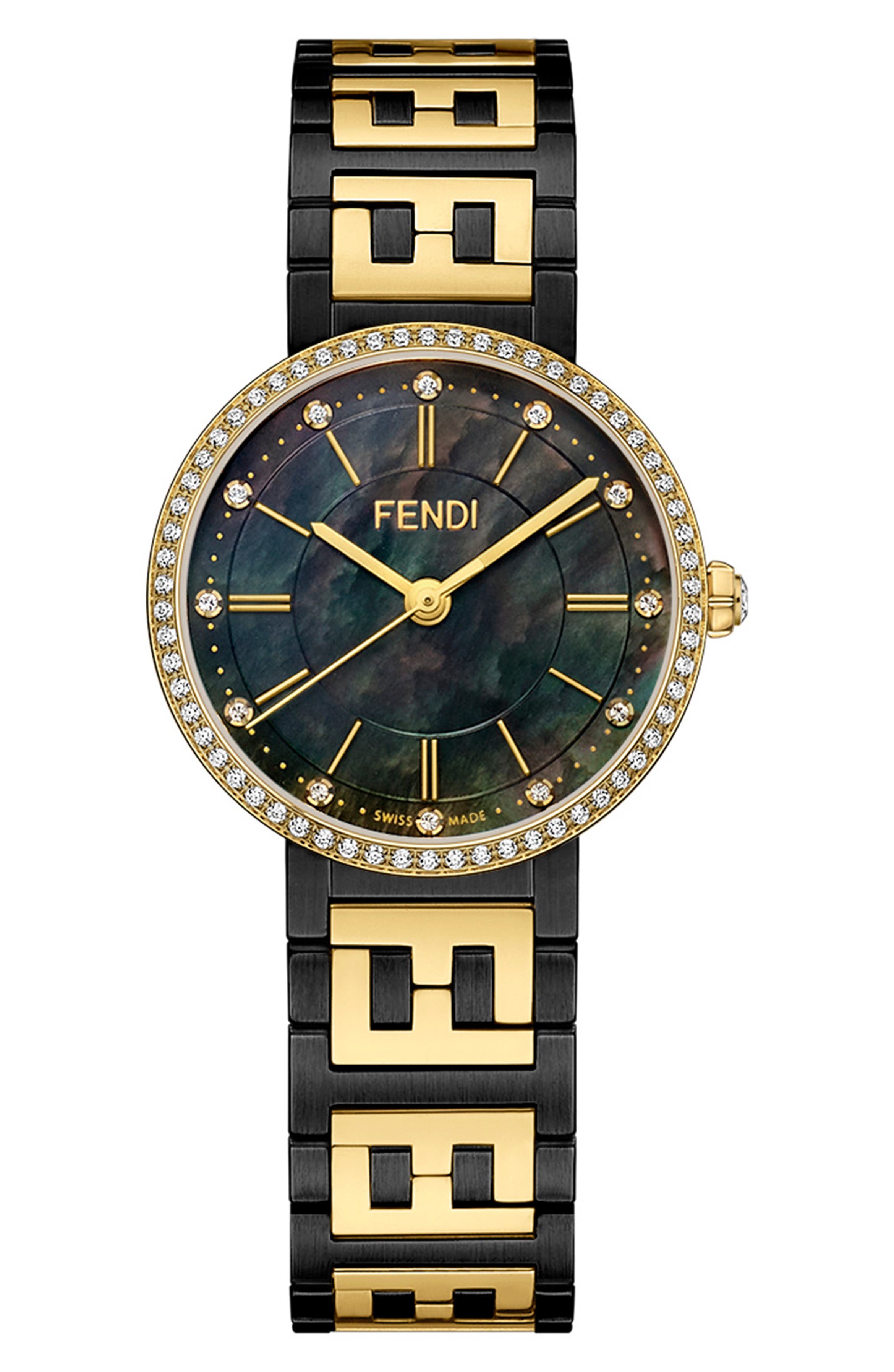 Fendi Forever Fendi Diamond Bracelet Watch, 29mm | Nordstrom
