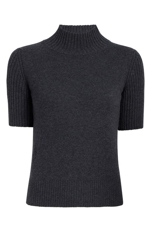 Shop Khaite Cecil Cashmere Mock Neck Sweater In Storm