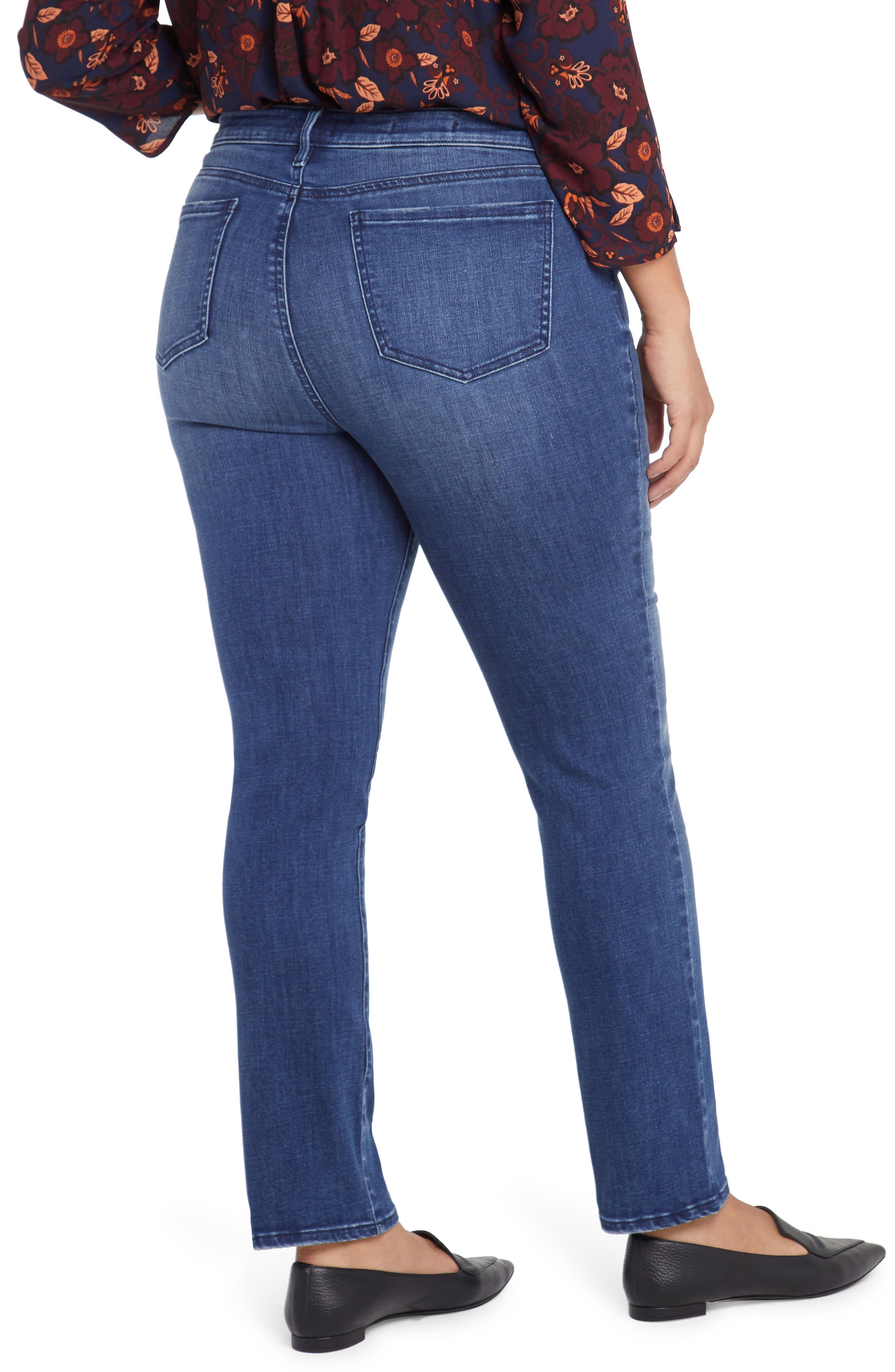 NYDJ Sheri Slim Straight Leg Jeans 