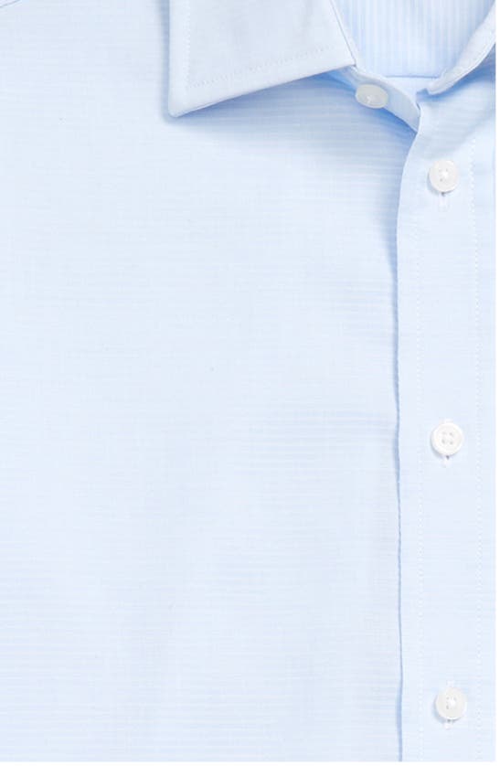Tallia Kid's Textured Button-up Shirt In Lt. Blue
