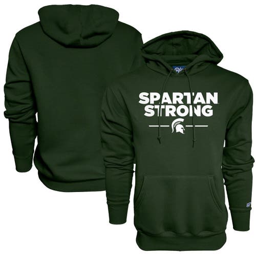 BLUE 84 Men's Blue84 Green Michigan State Spartans Spartan Strong Pullover Hoodie