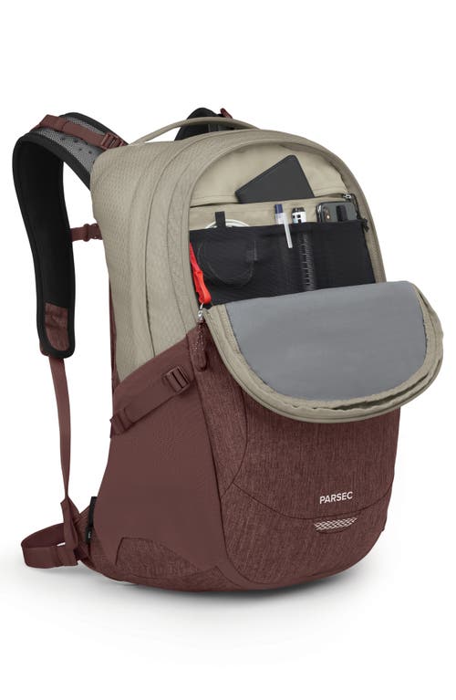 Osprey Parsec 26l Backpack In Sawdust Tan/raisin Red