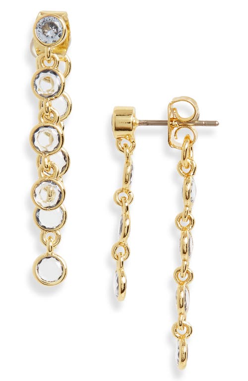 Stacked Stone Earrings in Gold/Dusk Peri